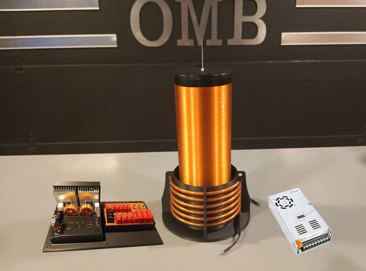 Tesla Coil ZVS driver with Capacitor Bank